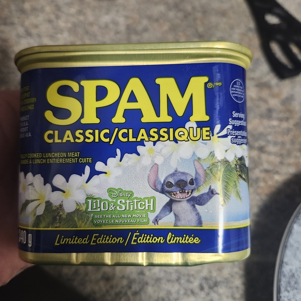 Limited Edition Disney Lilo & Stitch SPAM Can